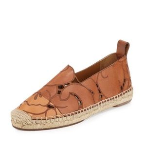 Chloe Laser Cut Flower Slide On Shoes